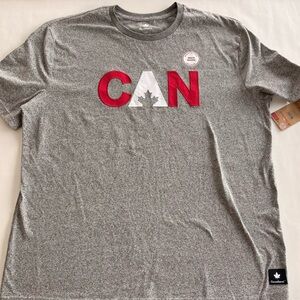 Canada - Gray T-Shirt with Red and White Design (NOT Adidas)